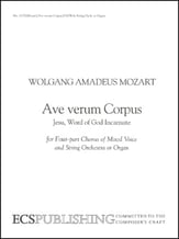 Ave Verum Corpus SATB choral sheet music cover